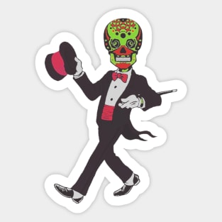 Skeletor in Black Tie Sticker